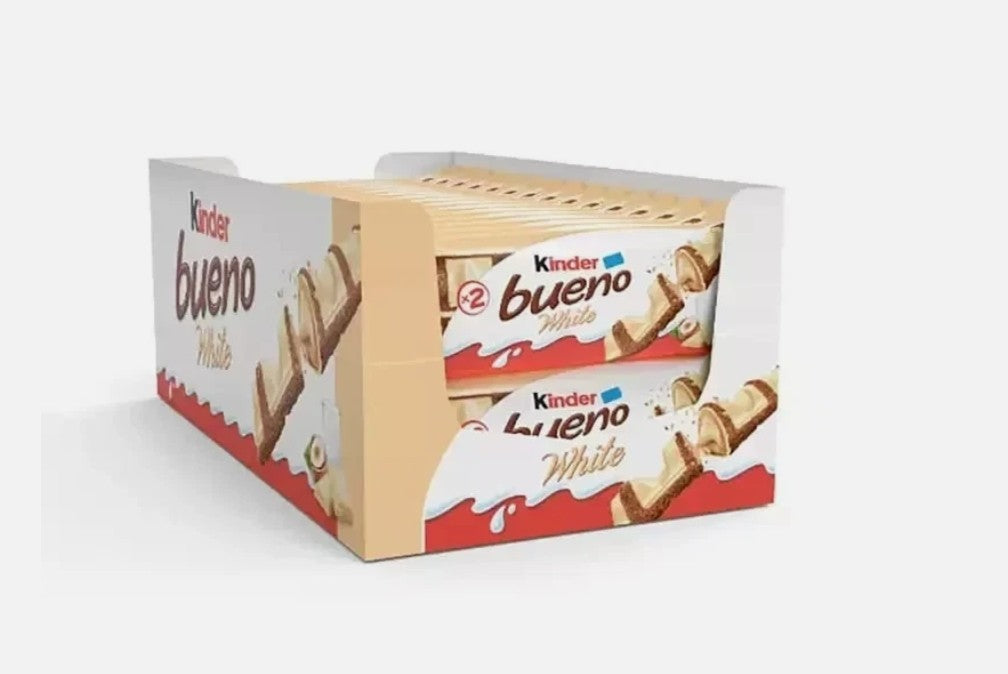 Kinder Bueno White Chocolate Bar, 15 x 39g ( Pack of 15 )