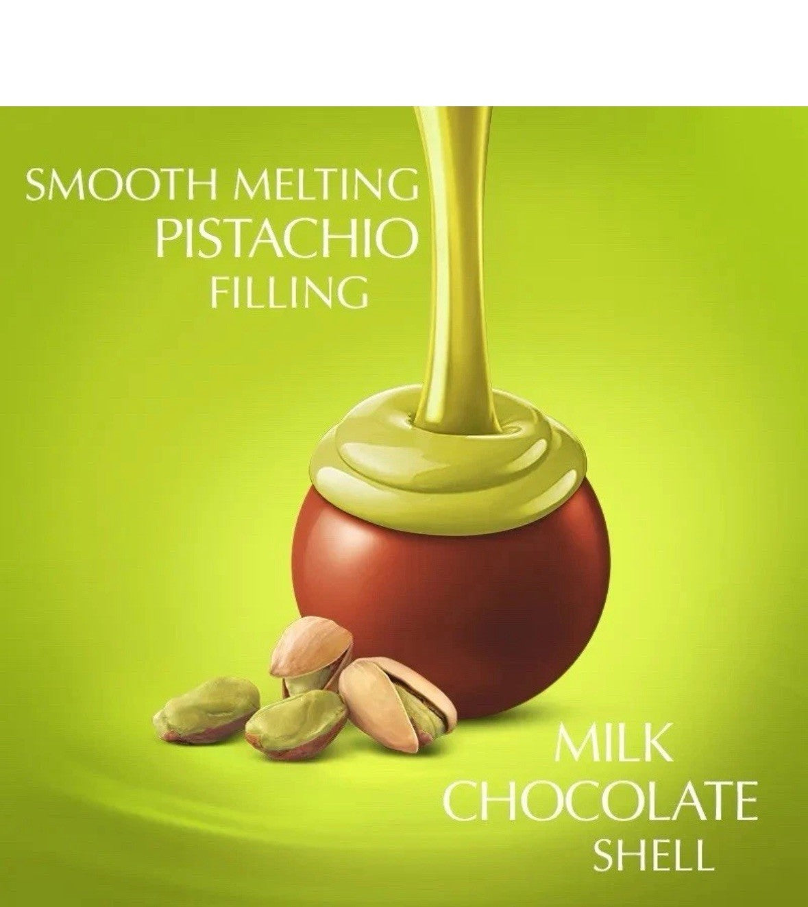 Lindt Lindor Pistachio Chocolate Truffles 200g (with Smooth Melting Filling)