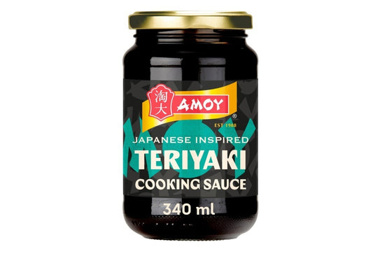 The Amoy Japanese Teriyaki Sauce is a 340ml prepared noodle sauce same day dispa
