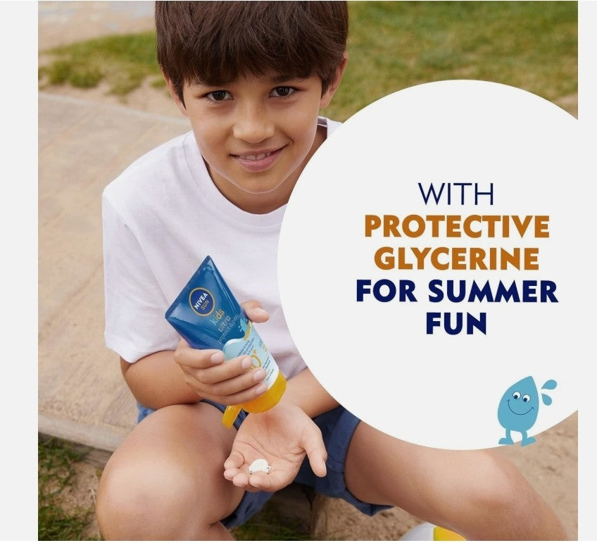 NIVEA Kids SPF 50+ Sun Cream 150ml Ultra Protect & Play Very High Protection