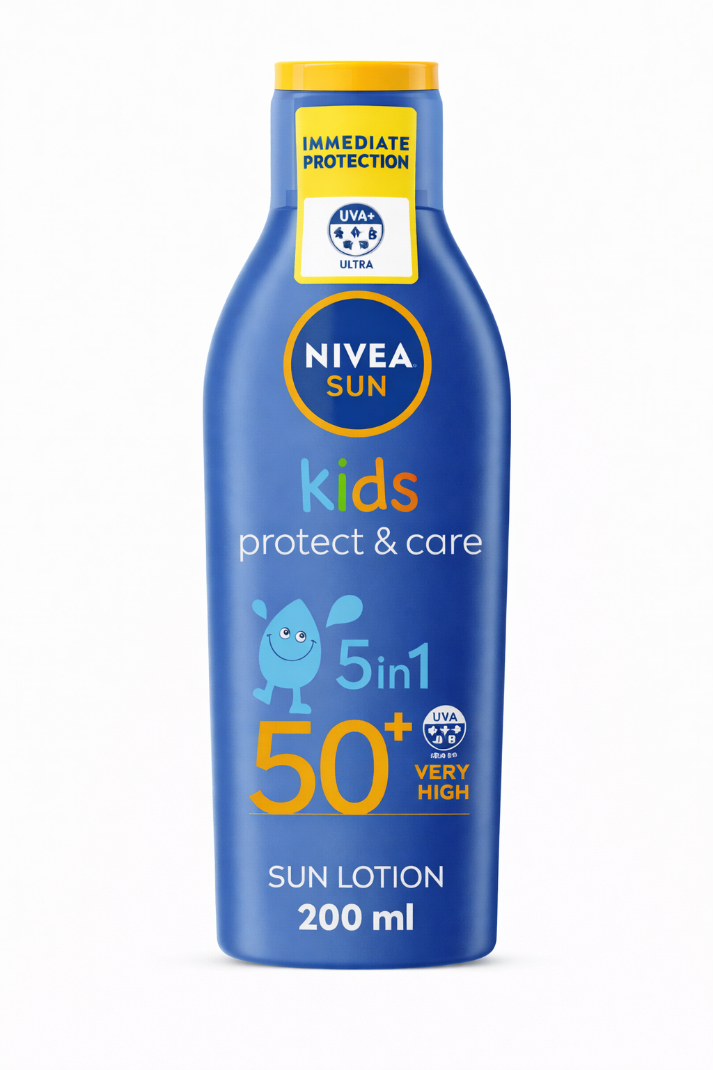 NIVEA Kids SPF 50+ Sun Lotion 200ml Protect & Care Very High Protection