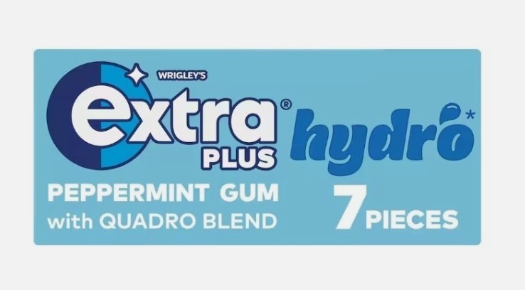 Wrigley’s Extra Plus Gum full box Hydro, Chill & Deep Clean / pack of 16 box