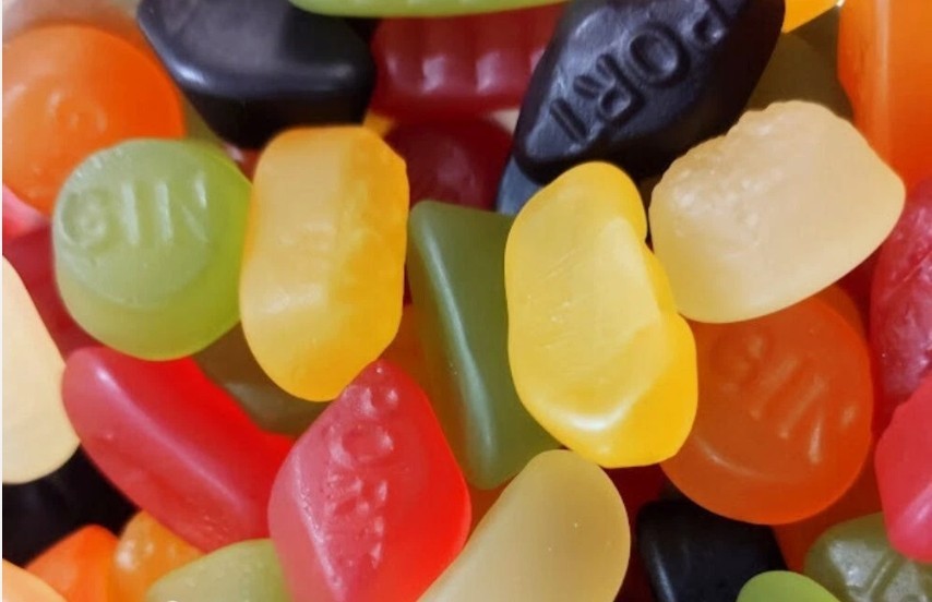 haribo Wine Gums Share Size Bags Soft Fruity Chewy Sweets Candy 140 g
