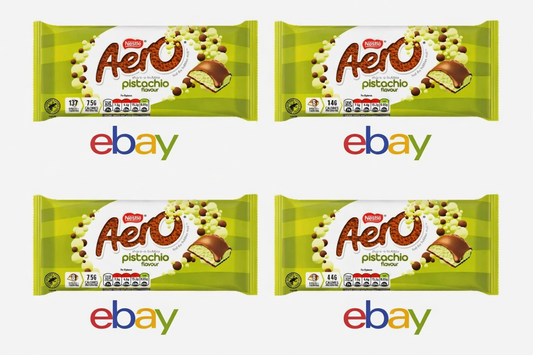 NEW Aero Pistachio Chocolate Bar – 4x 90g PACK OF 4 BARS limited stock