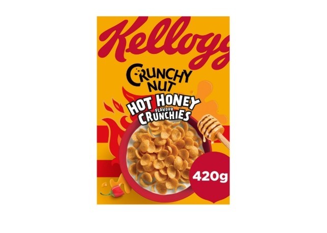 Kellogg's Crunchy Nut HOT HONEY 420g Cereal Pack | NEW Limited Edition Cereal