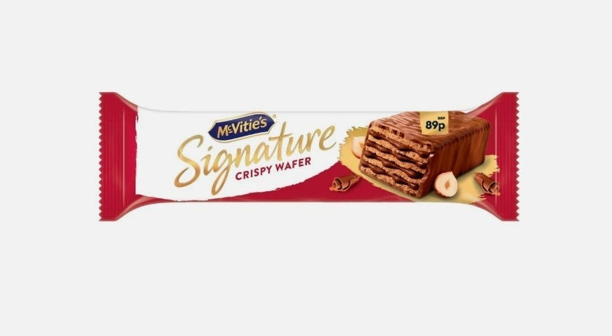 McVitie’s Signature Crispy Wafer Bars 45g x 9 Chocolate Hazelnut Snack Pack