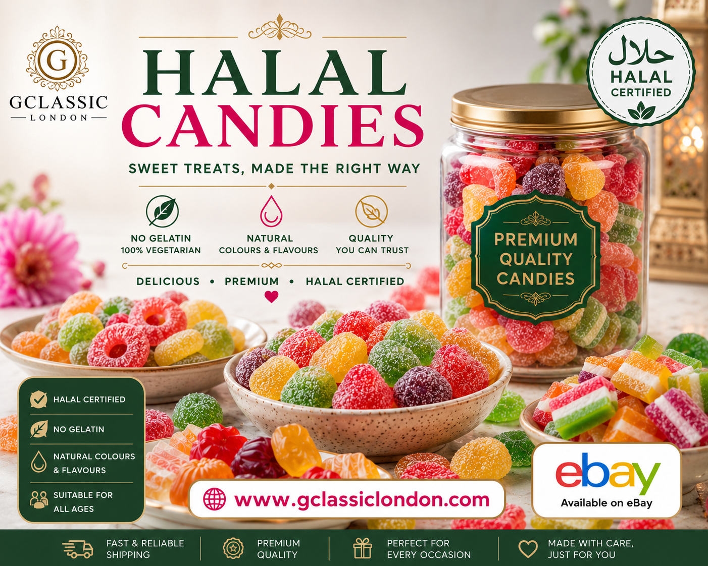 Halal Pick & Mix Candy – Premium Halal Sweets 1 KG fast delivery